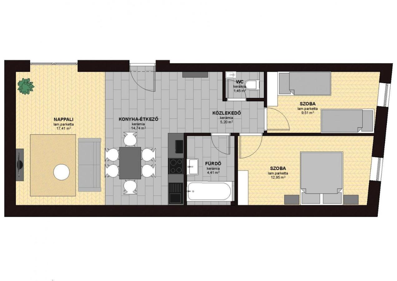 Dotis Apartman Tata Exterior foto