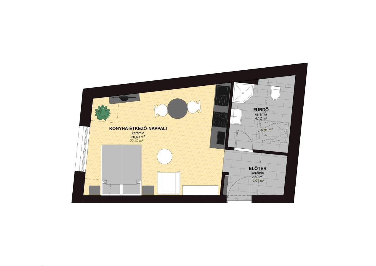 Dotis Apartman Tata Exterior foto
