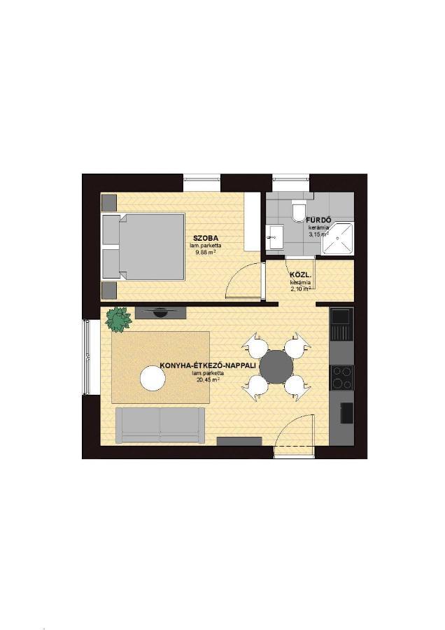 Dotis Apartman Tata Exterior foto