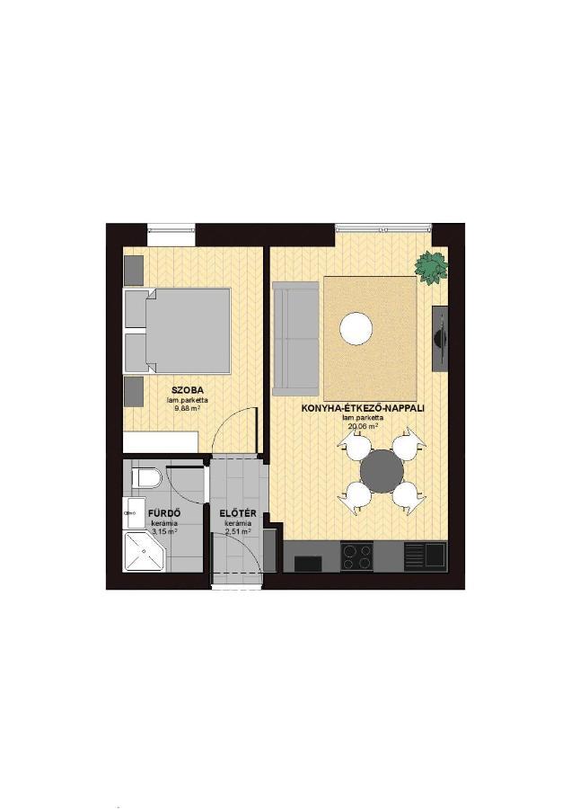 Dotis Apartman Tata Exterior foto