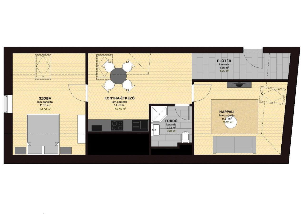 Dotis Apartman Tata Exterior foto